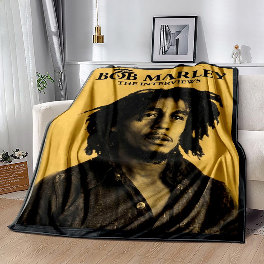 Bob Marley Reggae Legend One Love Blanket Soft Warm Cozy Suitable For Bed Sofa Chair For All Seasons Digital Print Perfect Gift For Relatives And Frie