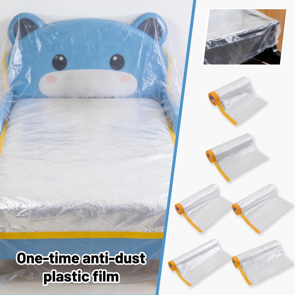 Cover Decoration Plastic Film  Cover Bed Cover Disposable Covering Cloth Furniture Bed  Dormitory