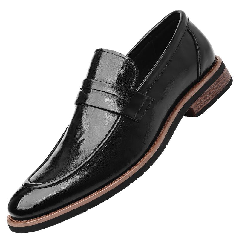 

Мужские лоферы Высокое качество Классический стиль джентльмена Офисная работа Взрослый костюм Кожаная обувь Черный Роскошный Новый 37-48 48