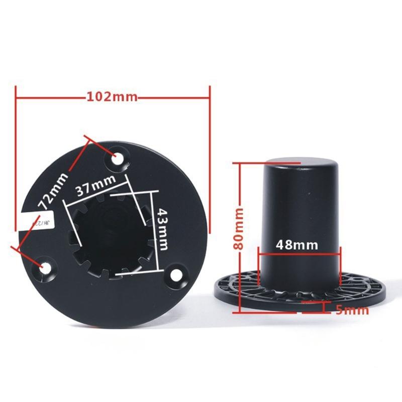 Heavy Duty Metal Speaker Stand Base Iron Lower Sound Seats for Professional Stage Use Easy Installation