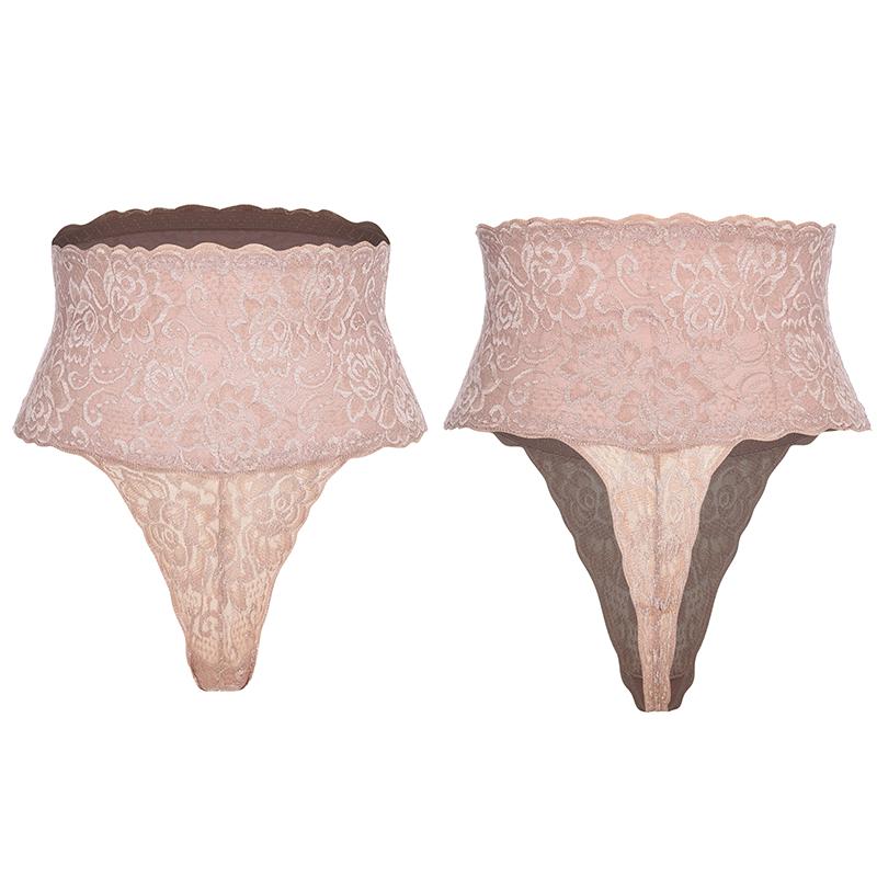 

Women Sexy Lace Thong Miss Moly High Waist Party Underwear Tummy Control Slimmer Panties New Invisible Shaper Panty Cincher S