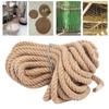 Twisted Yellow Hemp Rope Twisted Natural Thick Jute Rope Hammock Swing Boat Railing