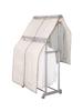 Towa Sangyo Poleco Clothing Storage Double Bar Hanger Rack Ivory Bag, Cover,