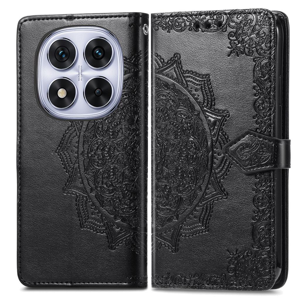 For Xiaomi Poco M8 Pro 5G/Redmi Note 15 Pro+ 5G (Global) Case Wallet Mandala Flower Leather Phone Cover Stand View