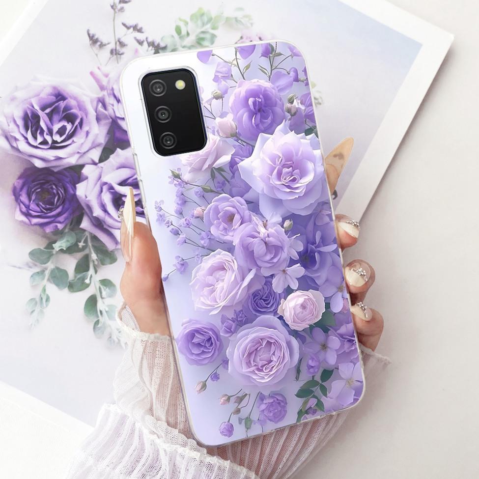 Clear Cover For Samsung A03s Case Cute Fashion Butterfly Funny Painted Casing For Samsung Galaxy A03s SM-A037F SM-A037M SM-A037G