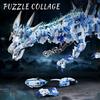 Superior-Grade 1646Pcs First-Class Creative High-Standard Mythical Fantasy Creature High-Standard Assembly Construction-Blocks Collection Kit Ice