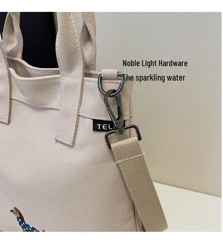 2025 Spring Japanese Style Casual Crossbody Bucket Bag - Trendy Commute Shoulder Tote