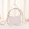 Backpack summer transparent jelly bag pvc fashion messenger bag small schoolbag