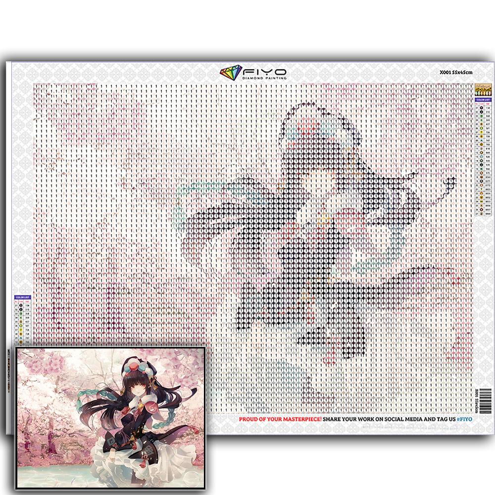 Diamond Painting Genshin YunJin Stitch Diamond Mosaic Craft Diamond Embroidery Painting