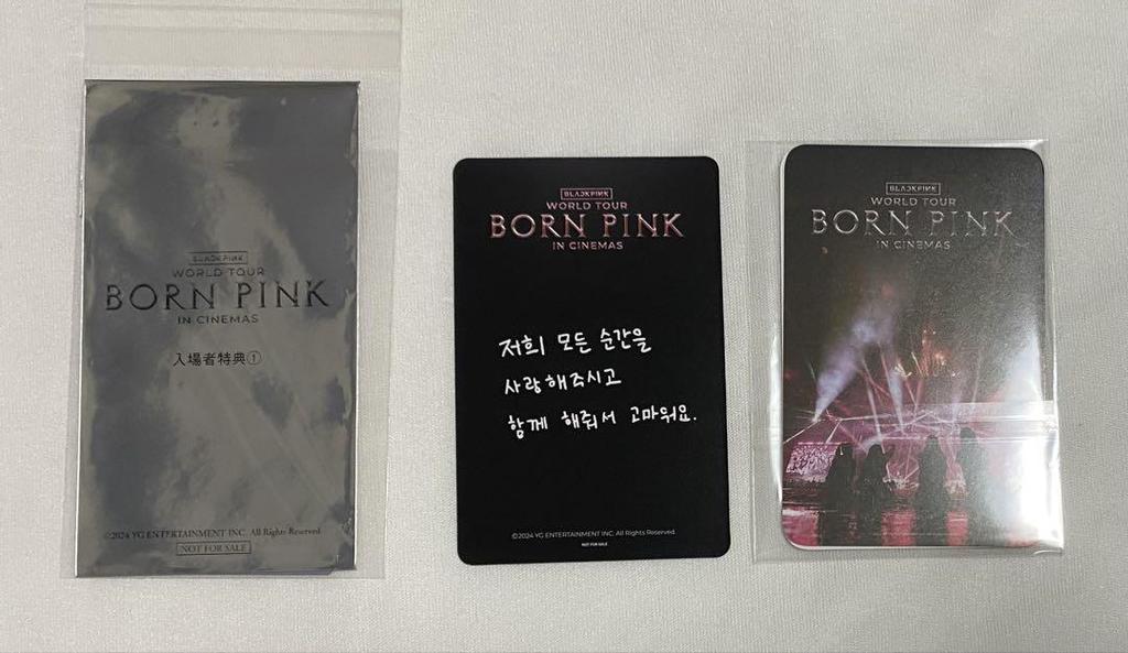 [USED] BLACKPINK BORNPINK CINEMAS LISA admission benefits
