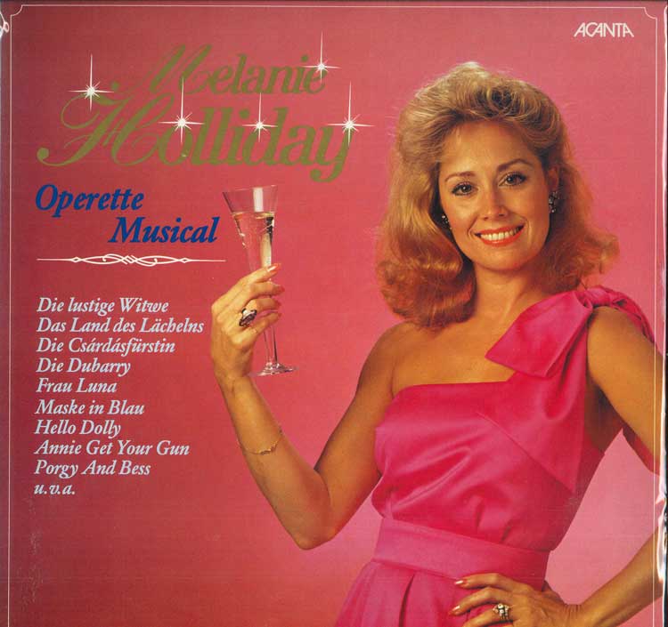 

LP Record MELANIE HOLLIDAY - Operette Musical 4022940 ACANTA Germany Classical Used