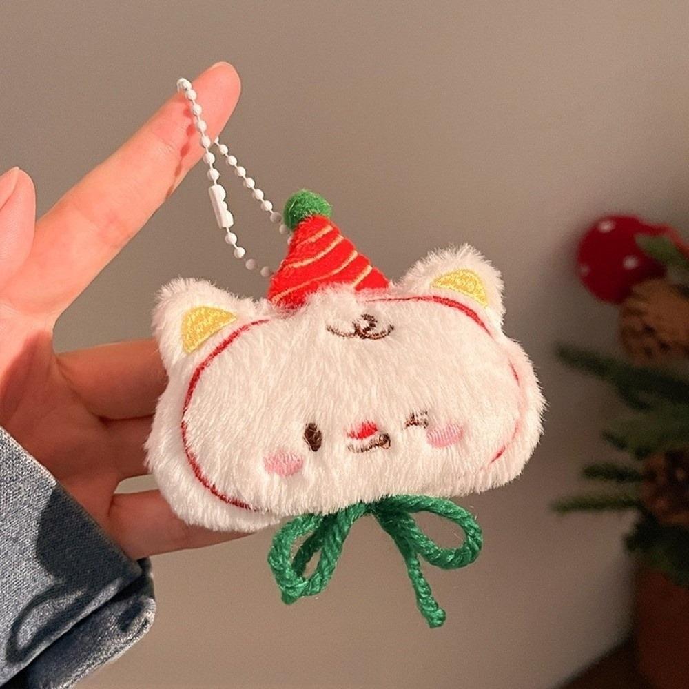 Snowman Christmas Tree Pendant Tree Plush Santa Keychain Christmas Keychain Christmas Party
