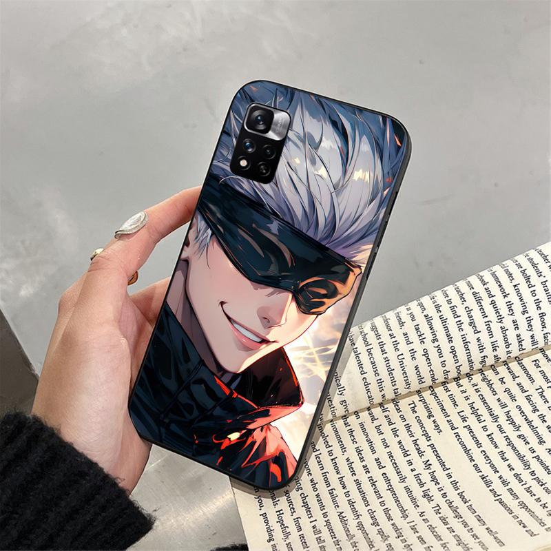 Jujutsu Kaisen Satoru Gojo Phone Case For Xiaomi Redmi note 13 12 Pro 11S 11 10 Pro 10S 12S Redmi 10 9C 13C