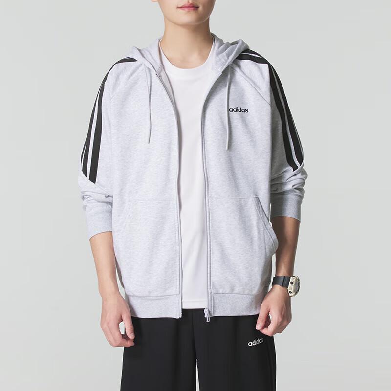 adidas Men's Three-Stripe Hooded Running Jacket KA2579