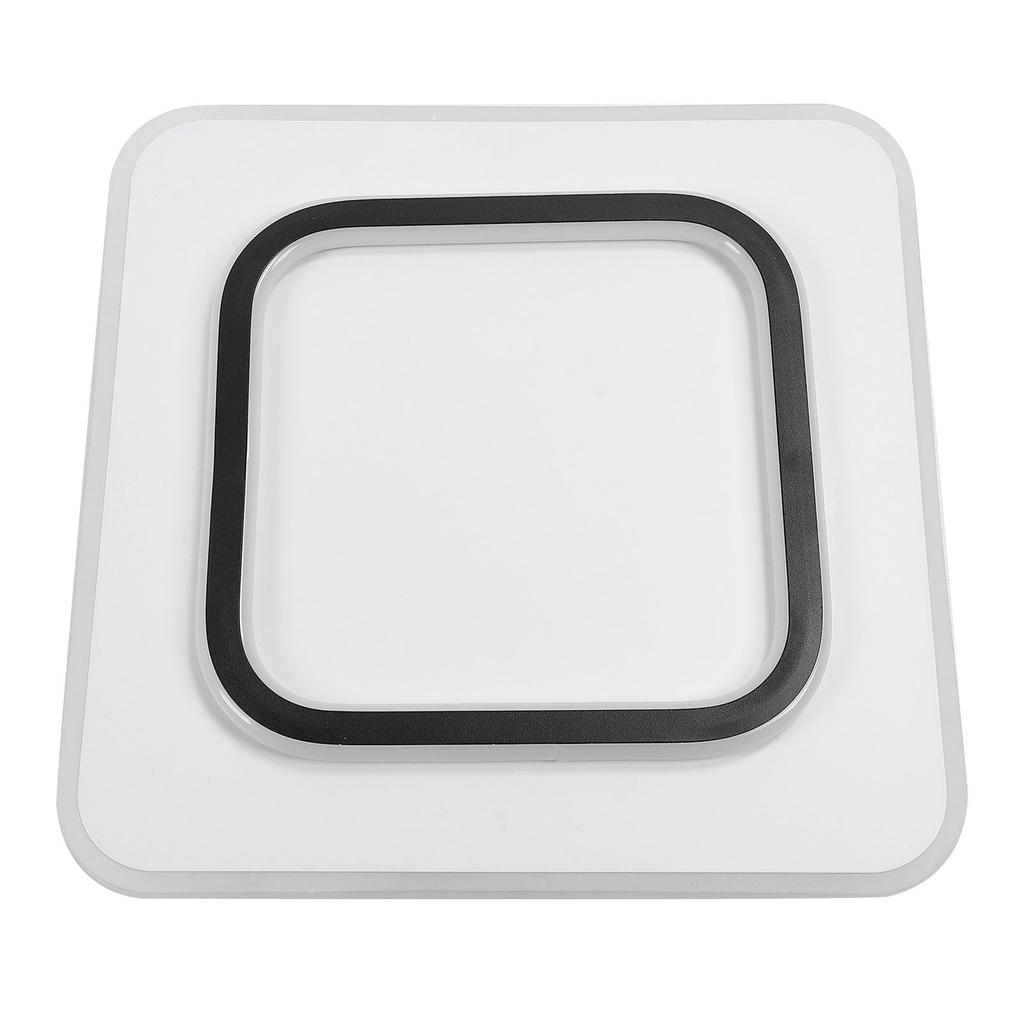 Square Modern LED Ceiling Light Dimmable Flush Mount Hallway Fixture for Living Room Bedroom Kitchen