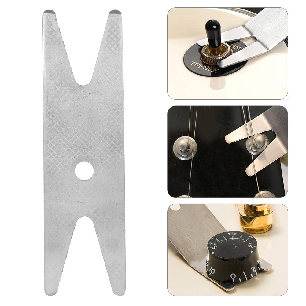 Cheie multifuncțională de reparare pentru instrument potențiometru de bas pentru chitară Cheie piuliță comutator cu 3 niveluri