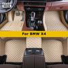 For E82 CUWEUSANG Custom Car Floor Mats For BMW X4 F26 G02 F98 Auto Carpets Foot Coche Accessorie