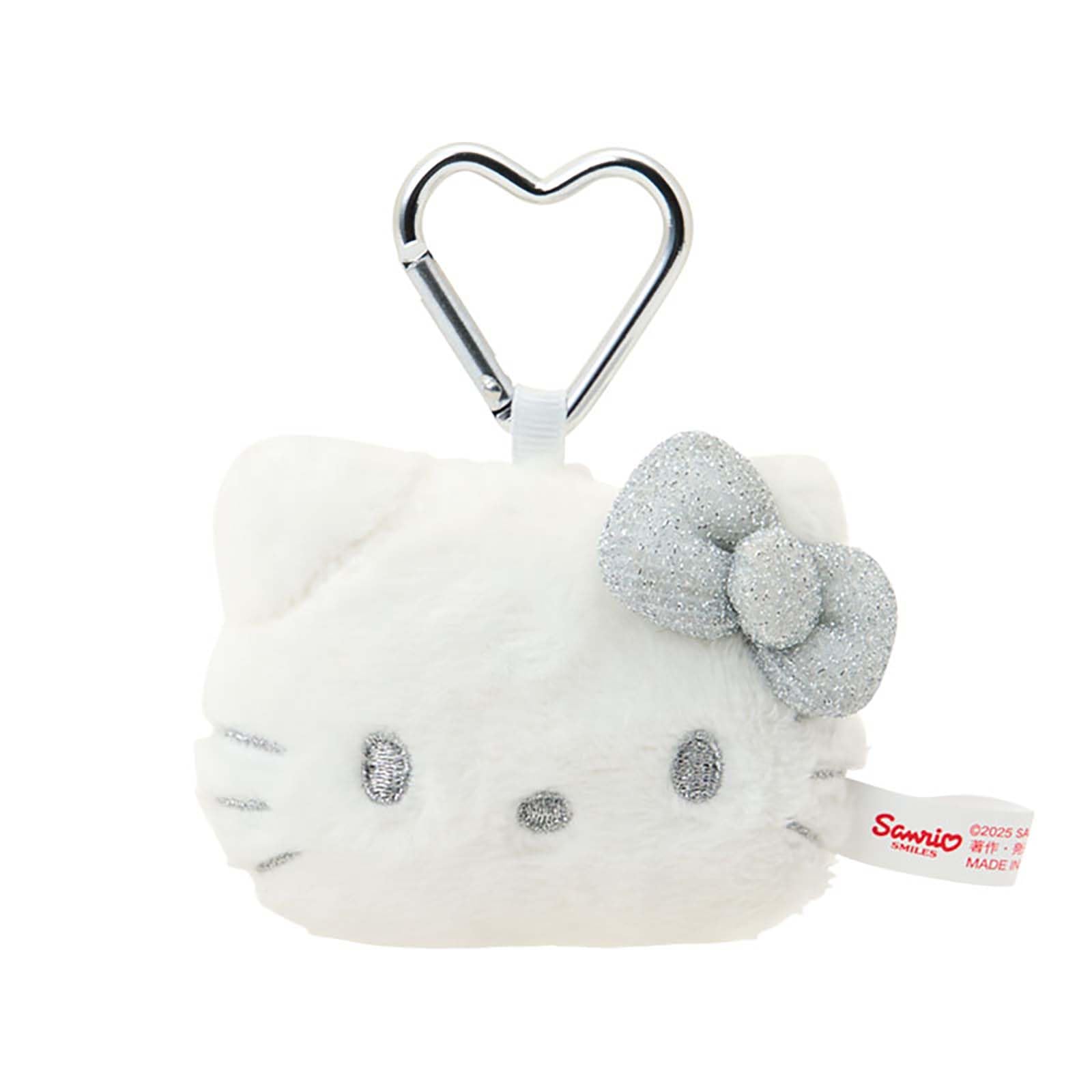 Sanrio Mascot Holder Love Hello Hello Kitty Silver 222151 Face-Shaped (I Kitty)