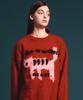 Soipeuyukaen Hairy Texture Lettering Knit