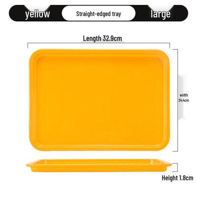 Colorful Rectangular Plastic Tray