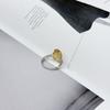 Серебряное кольцо с цитрином nano 4.806ct, вес изделия 3,49 гр (2170426)