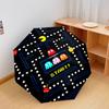 1 Pezzo Ombrello Pieghevole Automatico - Fantasia Pac-Man, Design Portatile e Pieghevole con 8 Stecche, Regali di Natale e Compleanno