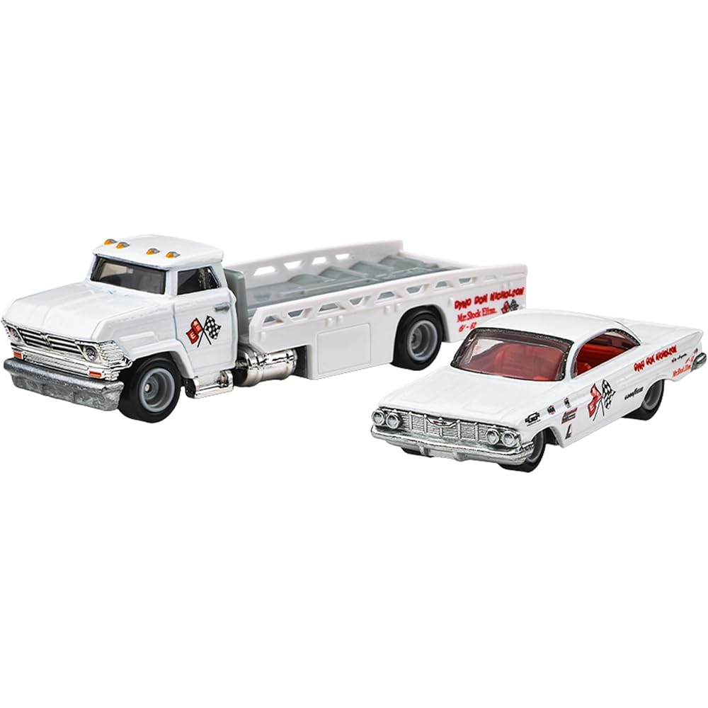 Hot Wheels Team Transport Assortment Vehicle Toy Mini Cars Set of 2 x 4 Packs for Ages 3 and Up