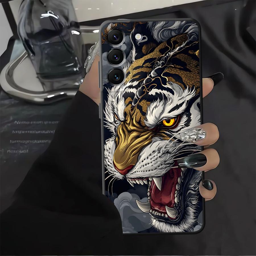 Funda Phone Cover Case for Samsung Galaxy A50 A12 A13 A20 A15 A04 A70 A17 A06 A05 A16 A40 Cool Tiger