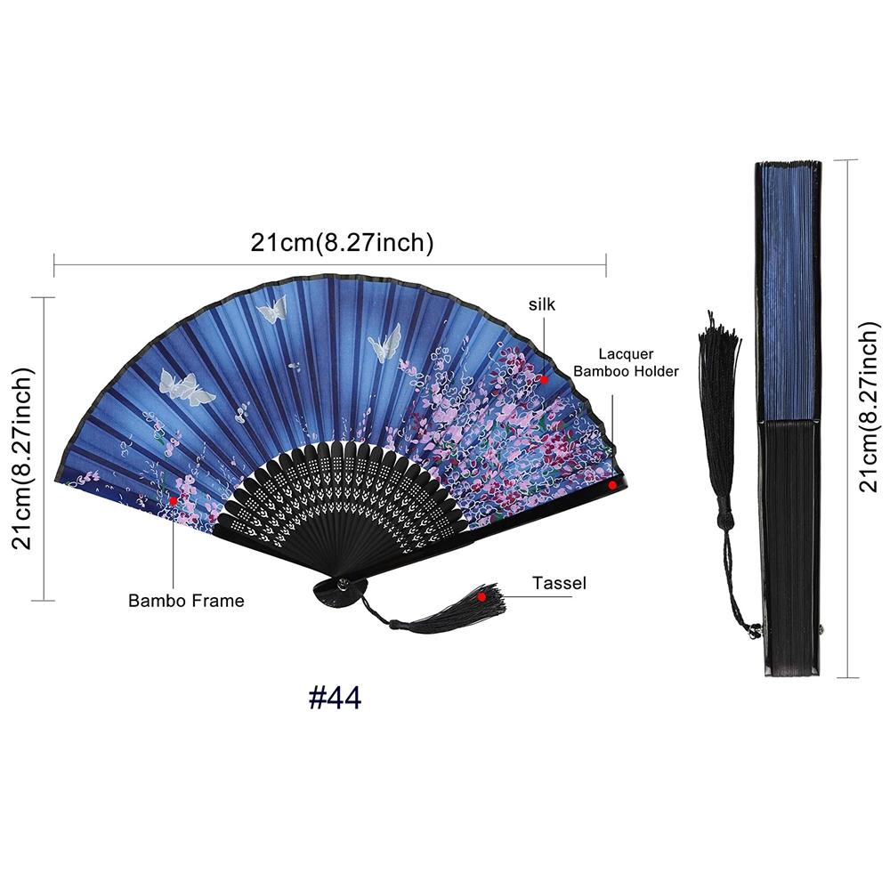 Style Gifts Folding Silk Party Supplies Decorative Fans Wedding Dance Decoration Performance Props