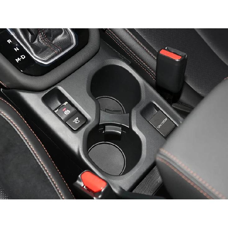 For Subaru Forester 2025 2026 ABS Front Center Console Cup All-inclusive Drink Holder Cover Trim Bezel Frame Molding Garnish