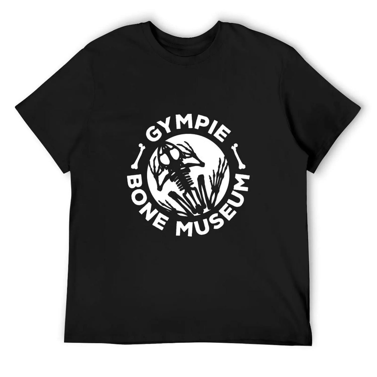 Classic Gympie Bone Museum merch T-Shirt blacks anime stuff Short sleeve tee cheap stuff tshirts for men XXXXXL чёрный