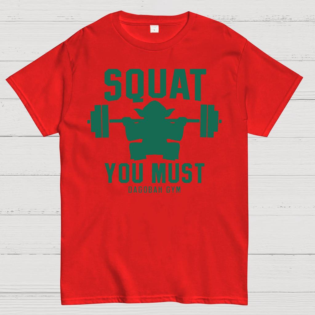 Squat You Must Cotton Summer Casual Cool Loose T-Shirt