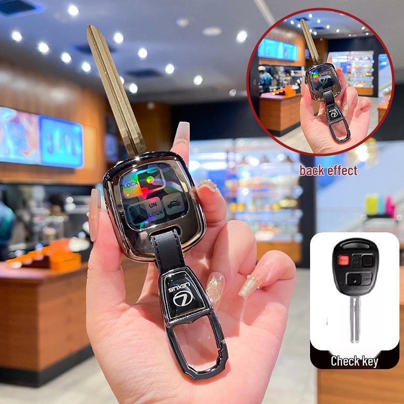 Compatible Lexus Key Case for RX330/IS400/IS200 with Metal Buckle