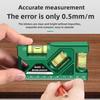 Mini Level Gauge High-precision Horizontal Vertical Measure Metric Ruler Protractor Home Portable Magnetic Pocket Level Gauge