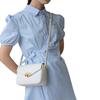 Niche Design Small Square Bag Flip Lock Single Shoulder Messenger Bag Cowhide Women's Bag OEM