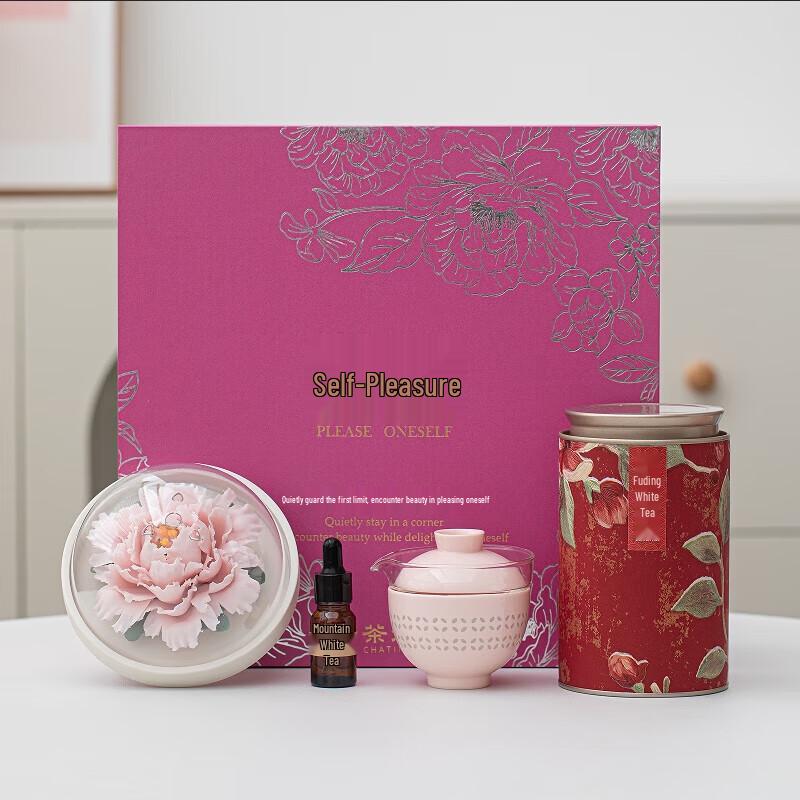 Elegant Ceramic Chinese Travel Tea Set