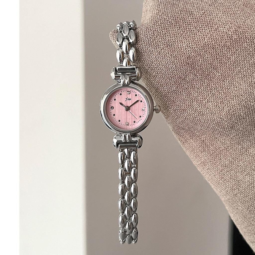 Women's Watch Simple Retro Bracelet Watches Small and Exquisite Versatile Steel Belt Ladies Fashion Quartz Clock Wristwatches