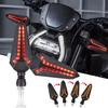 Universal Motorcycle LED Turn Signal Lamp 12V Waterproof Flash Amber Lights Light Indicator Running Q7H8