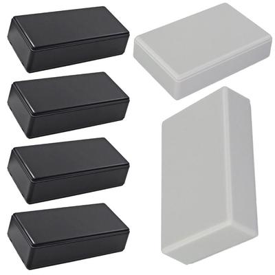 10 storlekar Plastinstrumentfodral Svart/Vit Elektronisk Projektlåda DIY Vattentätt Skydd Projektlåda För Strömförsörjningsenheter