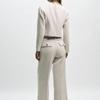Zbzr Autumn New Women Clothes Western Style Short Double Placket Blazers Trousers 8372449 8372249
