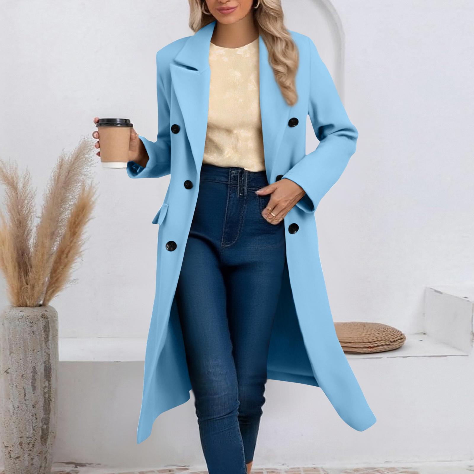 

Женский модный кардиган однотонный с длинным рукавом куртка-кардиган L