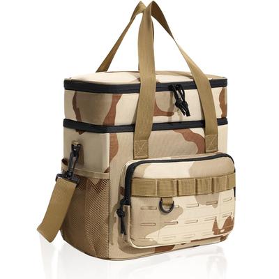 EIING Insulated Lunch Bag with Two Liters Compact and Lightweight Soft Cooler with Adjustable Shoulder Strap and MOLLE Easy Perfect for Outdoor and