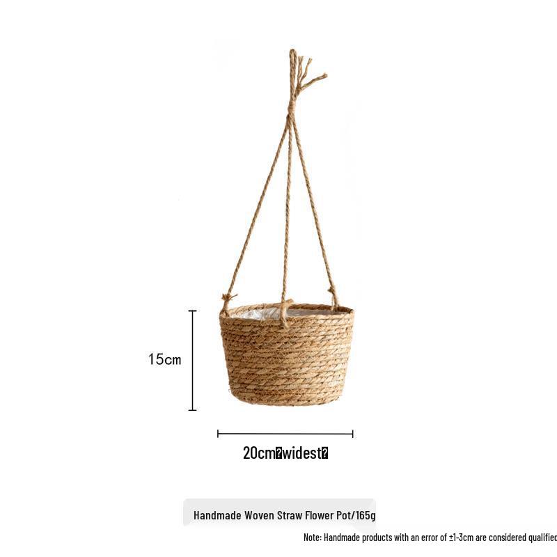 Rattan Woven Flower Pot Cover and Basket for Home Decoration