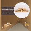 Butée de Porte et Serrure en Cuivre Pur pour Armoire/Garde-robe - Non Magnétique