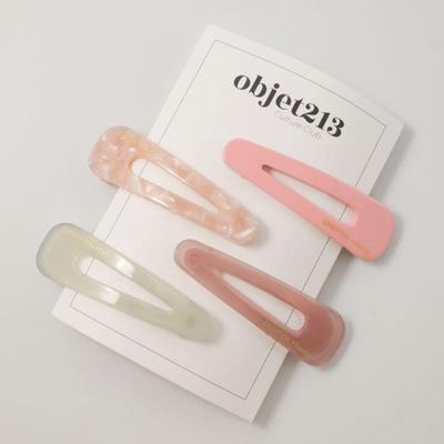 Objet213 Rose Quartz Hair Clip (4 Colors)