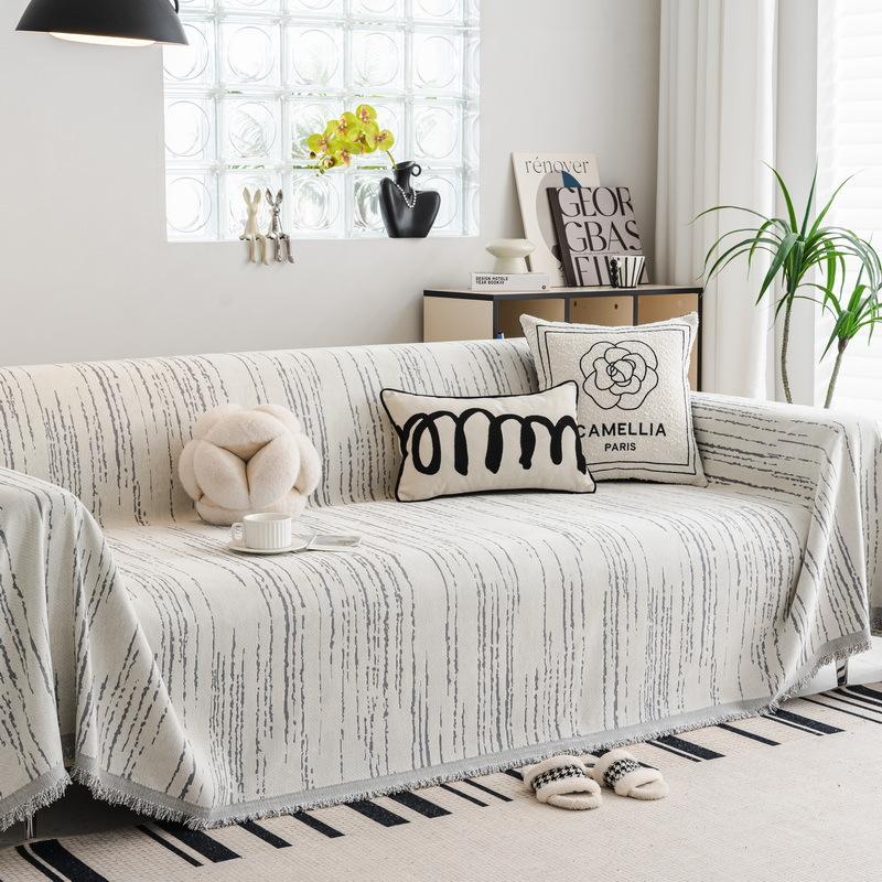 Luxury Soft Chenille Sofa Towel Anti-scratch Furniture Protective Cover  Universal 1/2/3/4 Seater Couch Cover for Living Room