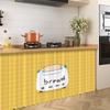 Cartoon Kitchen Dustproof Half-curtain  Self-adhesive Cupboard Curtain Kitchen Cabinet Coverings Cloth Decorative Short Curtains