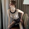 Sexy Lingerie, Women's Sexy Temptation Free Open-file Backless Onesie Stockings