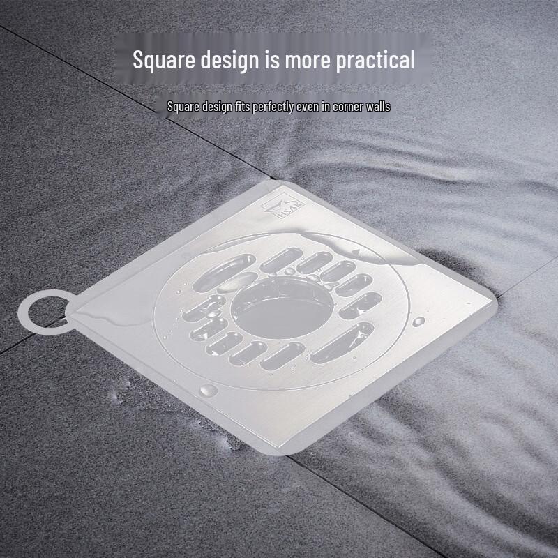 Wolf's Kiss Simple Waterproof Silicone Floor Drain Mat