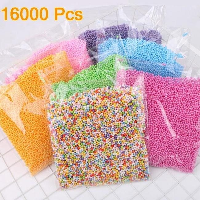 

16000Pcs детей Руководство DIY производства материалов аксессуары мячи маленький крошечный бисер для наполнителя